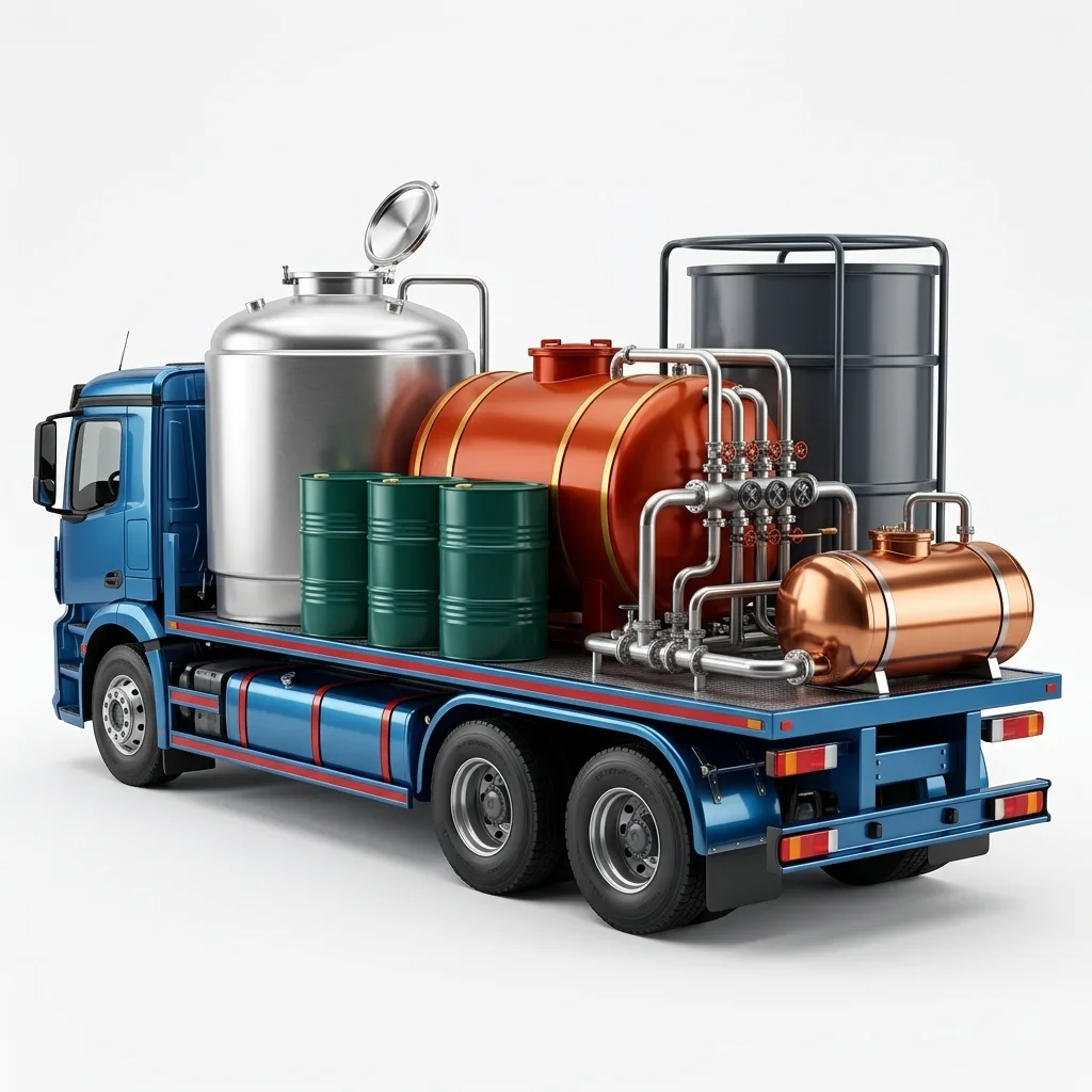 transportadora de material químico