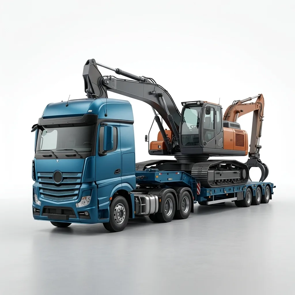 transporte de equipamentos e maquinários