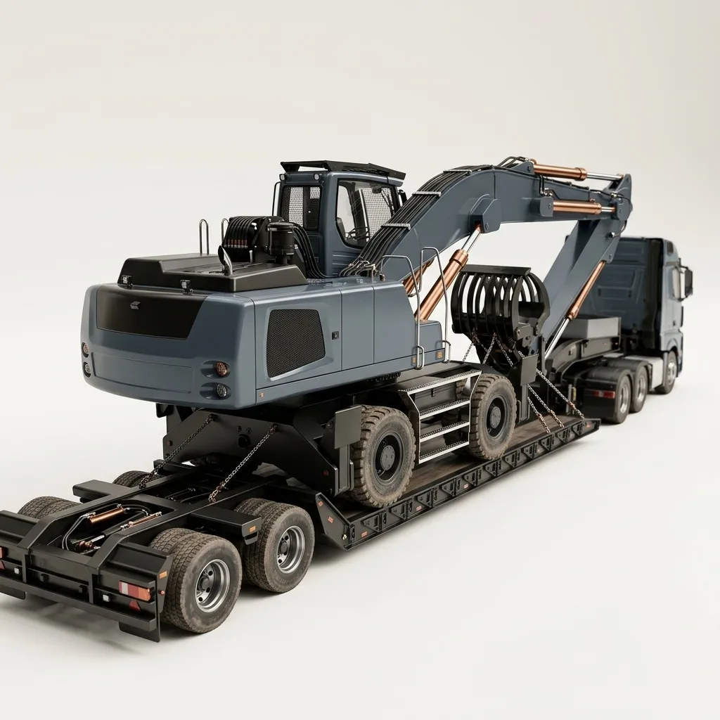 transporte de equipamentos e maquinários
