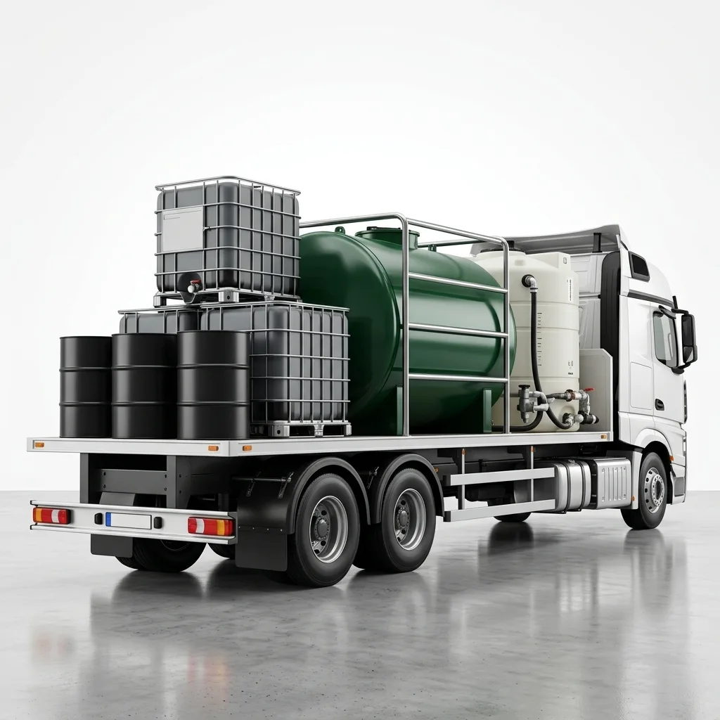 transporte de produtos de limpeza