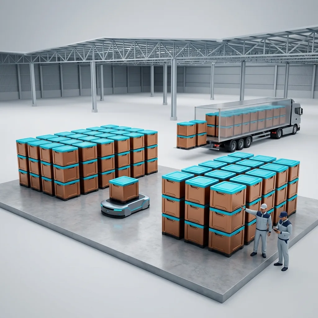 transporte para centro de distribuição